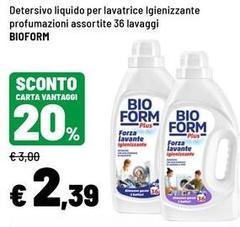 Bioform - Detersivo Liquido Per Lavatrice Igienizzante