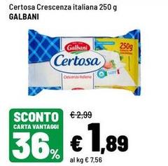Galbani - Certosa Crescenza Italiana