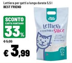 Best Friend - Lettiera Per Gatti A Lunga Durata