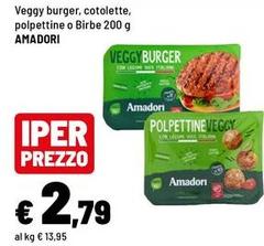 Amadori - Veggy Burger, Cotolette, Polpettine O Birbe