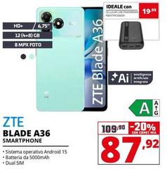 ZTE - Blade A36 Smartphone
