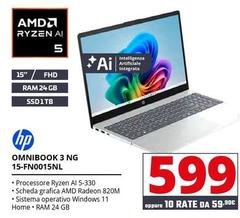 HP - Omnibook 3 NG 15-FN0015NL