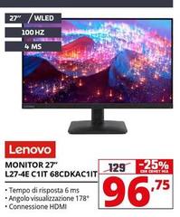 Lenovo - Monitor 27