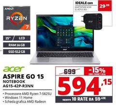 Acer - Aspire Go 15 Notebook AG15-42P-R3NN