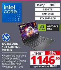 HP - Notebook 15-FA2002NL Victus