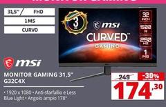 Msi - Monitor Gaming 31,5