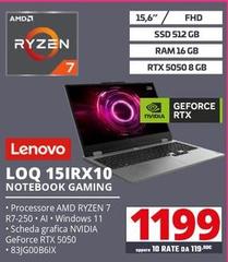Lenovo -LOQ 15IRX10 Notebook Gaming