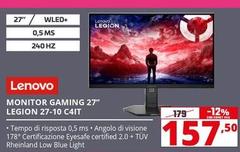 Lenovo - Monitor Gaming 27