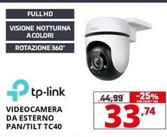 Tp Link - Videocamera Da Esterno PAN/TILT TC40