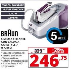 Braun - Sistema Stirante Con Caldaia Carestyle 7 IS7266VI
