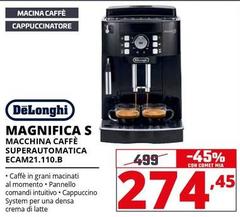De Longhi - Magnifica S Macchina Caffè Superautomatica ECAM21.110.B