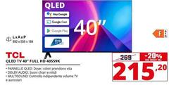 TCL - QLED TV 40