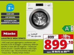 Miele - Lavatrice WEA135WCS 