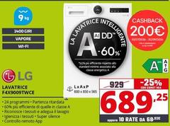 LG - Lavatrice F4X9009TWCE