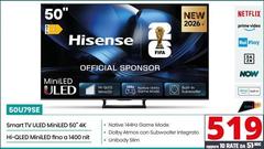 Hisense - 50U79SE Smart Tv Uled Miniled 50