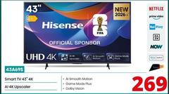 Hisense - 43A69S Smart Tv 43