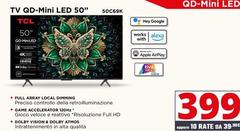 TCL - Tv Qd-Mini Led 50
