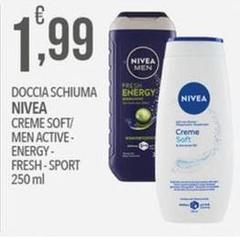 Nivea - Doccia Schiuma Creme Soft/Men Active/ Energy- Fresh-sport