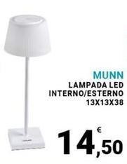 Munn Lampada Led Interno/esterno
