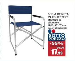 Sedia Regista In Poliestere