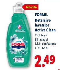 Formil - Detersivo Lavatrice Active Clean