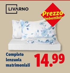 Livarno Home - Completo Lenzuola Matrimoniali