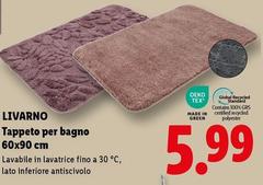 Livarno - Tappeto Per Bagno 60x90 Cm