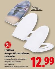 Livarno - Asse Per Wc Con Chiusura Automatica