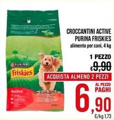Purina - Croccantini Active Friskies Alimento Per Cani