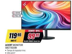 Acer - Monitor Sb273gobi