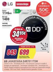 LG - Lavasciuga D4R7011TSW