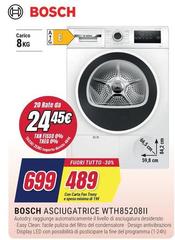 Bosch - Asciugatrice WTH85208II