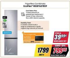 Samsung - Frigorifero Combinato Ecoflex RB38T607BS9