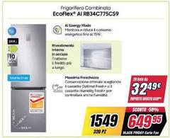Samsung - Frigorifero Combinato Ecoflex AI RB34C775CS9