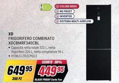 Frigorifero Combinato XDCBMF340CBL