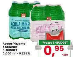 S budget - Acqua Frizzante O Naturale