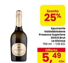 La Gioiosa - Spumante Valdobbiadene Prosecco Superiore DOCG Brut