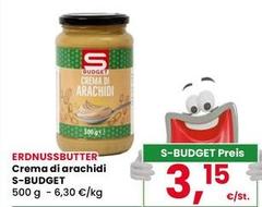 S budget - Crema Di Arachidi