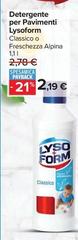 Lysoform - Detergente Per Pavimenti