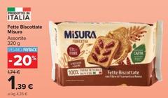 Misura - Fette Biscottate