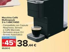 Capsule - Macchina Caffè Multicapsule 3 In 1