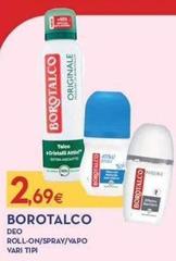 Borotalco - Deo Roll-on/Spray/Vapo