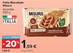 Misura - Fette Biscottate