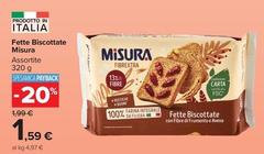 Misura - Fette Biscottate