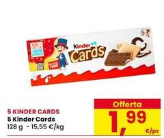Ferrero - 5 Kinder Cards