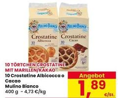 Mulino Bianco - 10 Crostatine Albicocca O Cacao