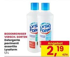 Lysoform - Detergente Pavimenti Assortito