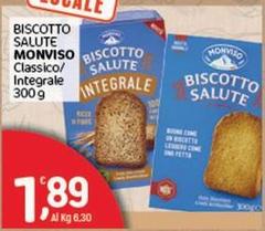 Monviso - Biscotto Salute Classico/Integrale