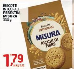 Misura - Biscotti Integrali Fibrextra