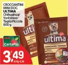 Ultima - Croccantini Mini Dog Chihuahua/Yorkshire/Taglia Piccola